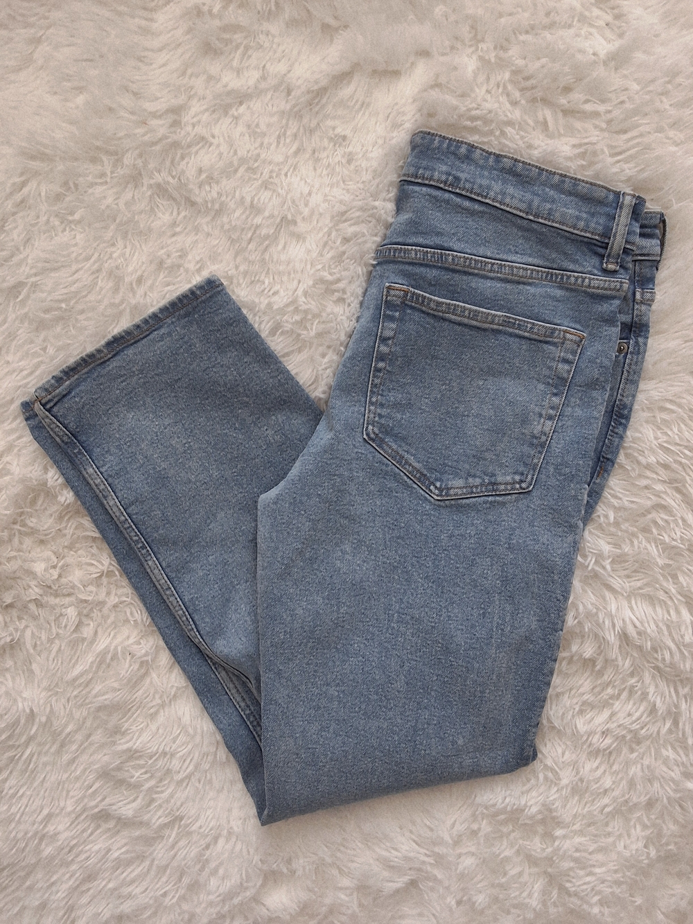 (34x32) H&M Light Denim Blue Regular Fit Men's Jeans